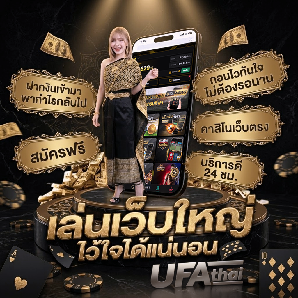 UFATHAI บอลจัดเต็ม ค่าน้ำ 4 ตังค์ แตกหลักแสนถอนได้ทันที เปิดราคาครบทุก